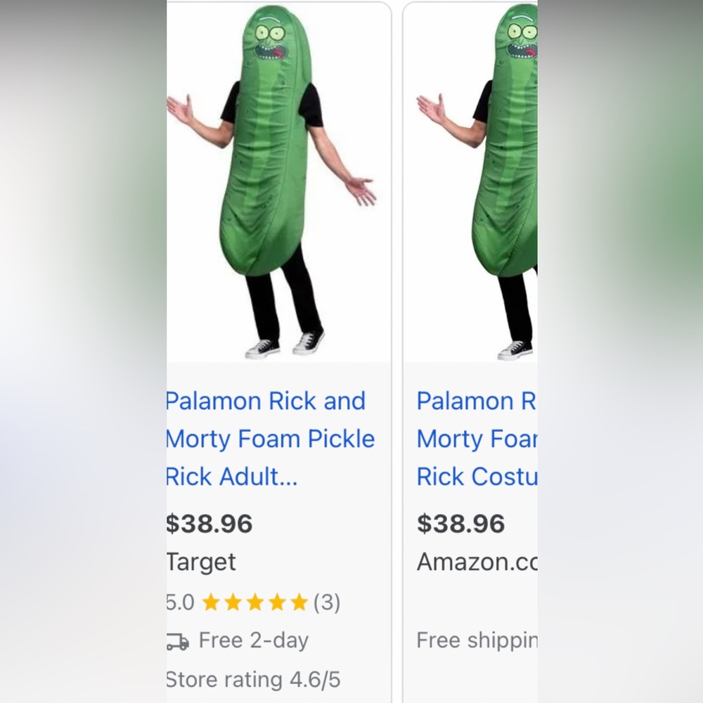 Pickle Rick Foam Costume